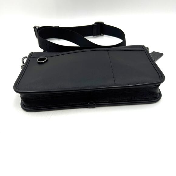 Coach Heritage Convertible Crossbody Black Bag Purse C8139 - Picture 8 of 9